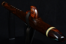 Ziricote Native American Flute, Minor, Mid A-4, #F11G